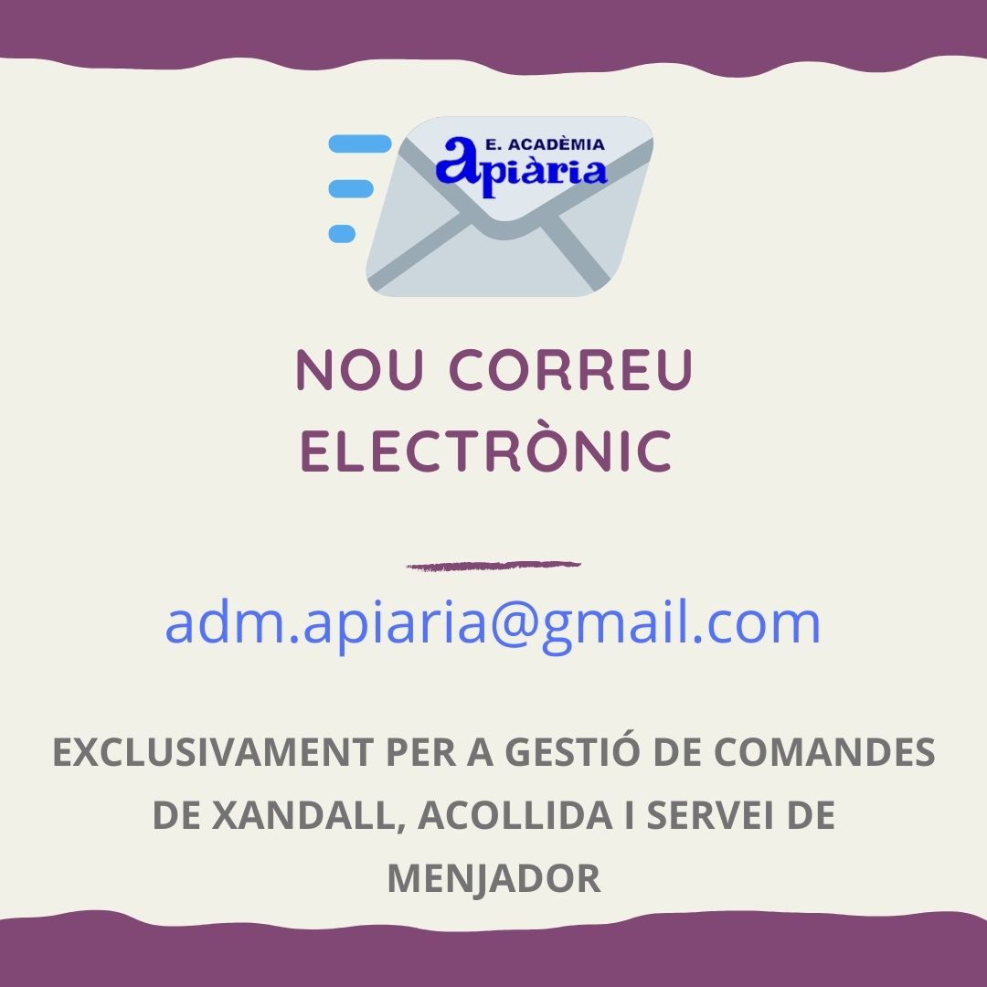 NOU CORREU ELECTRONIC