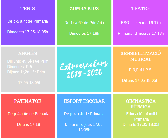 extraescolars 19 20